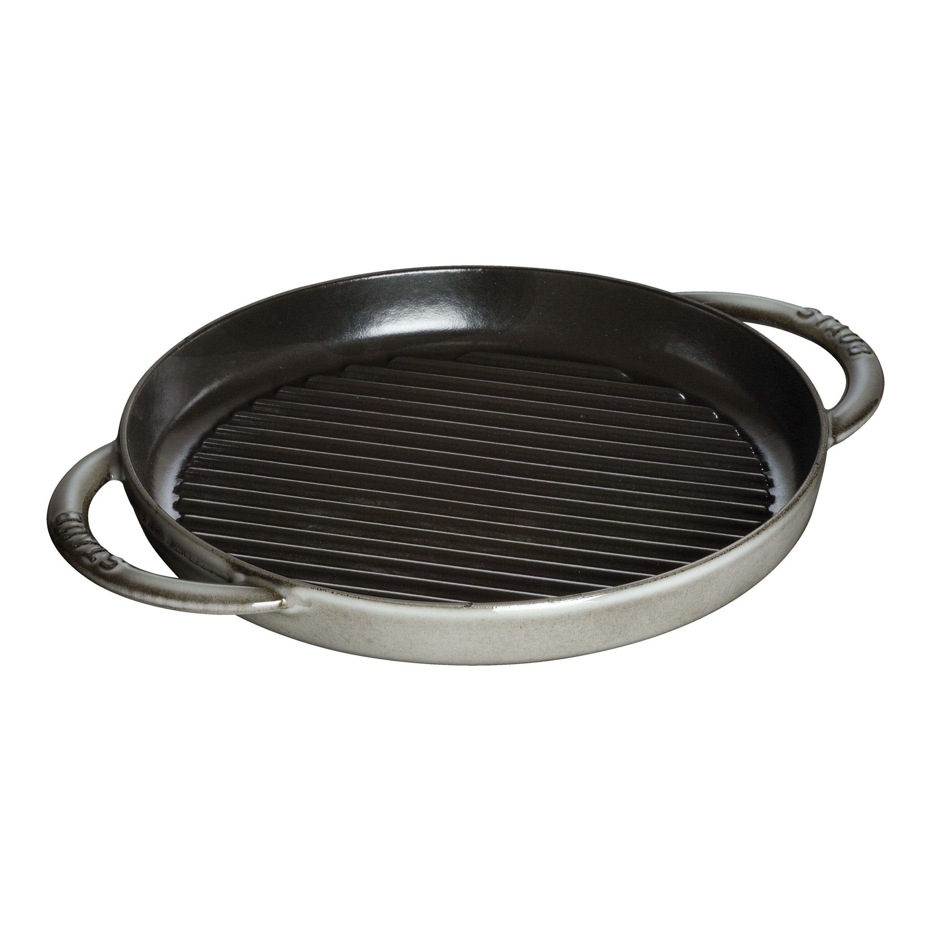 26 cm round Cast iron Pure Grill graphite-grey