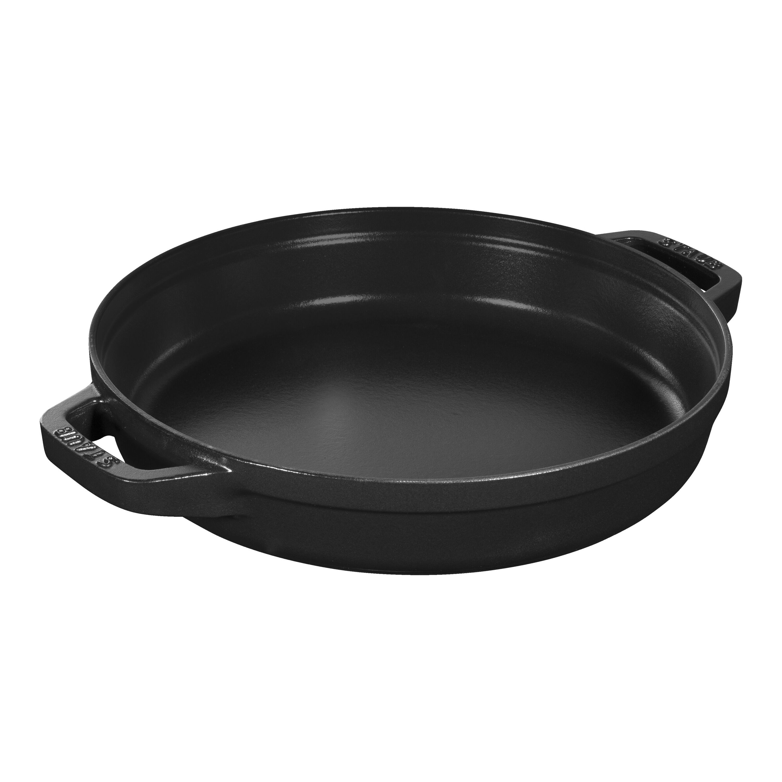 2-pcs Cast iron Pot set black