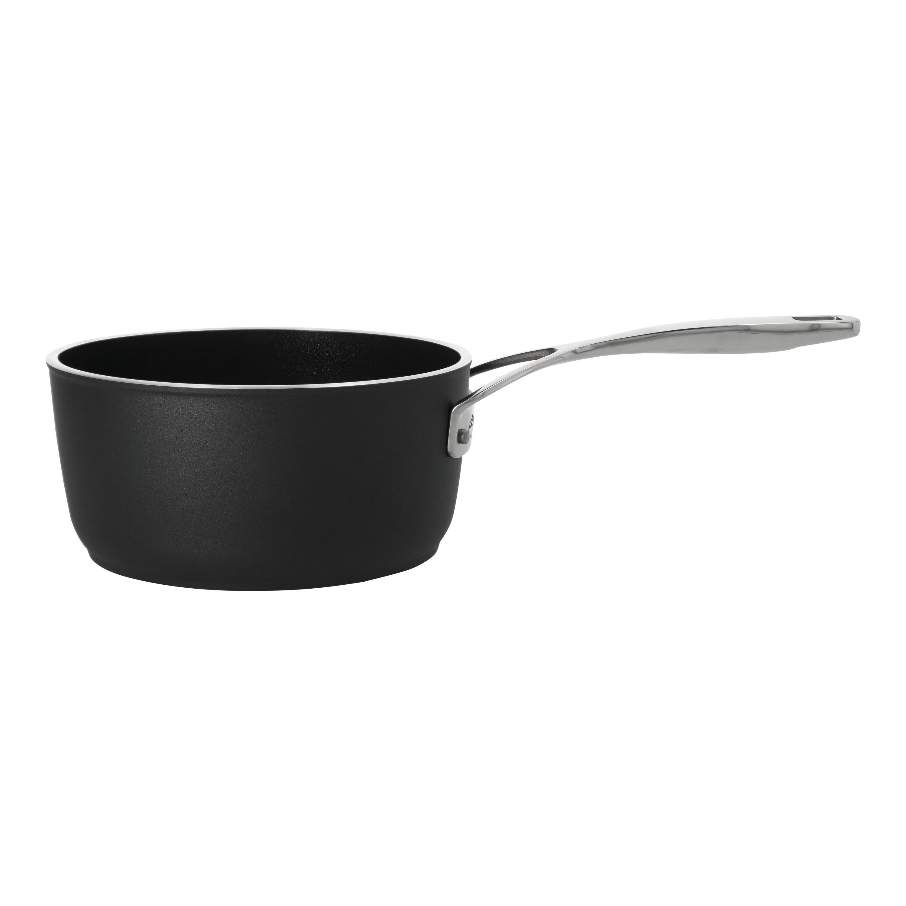 18 cm Aluminium Saucepan black