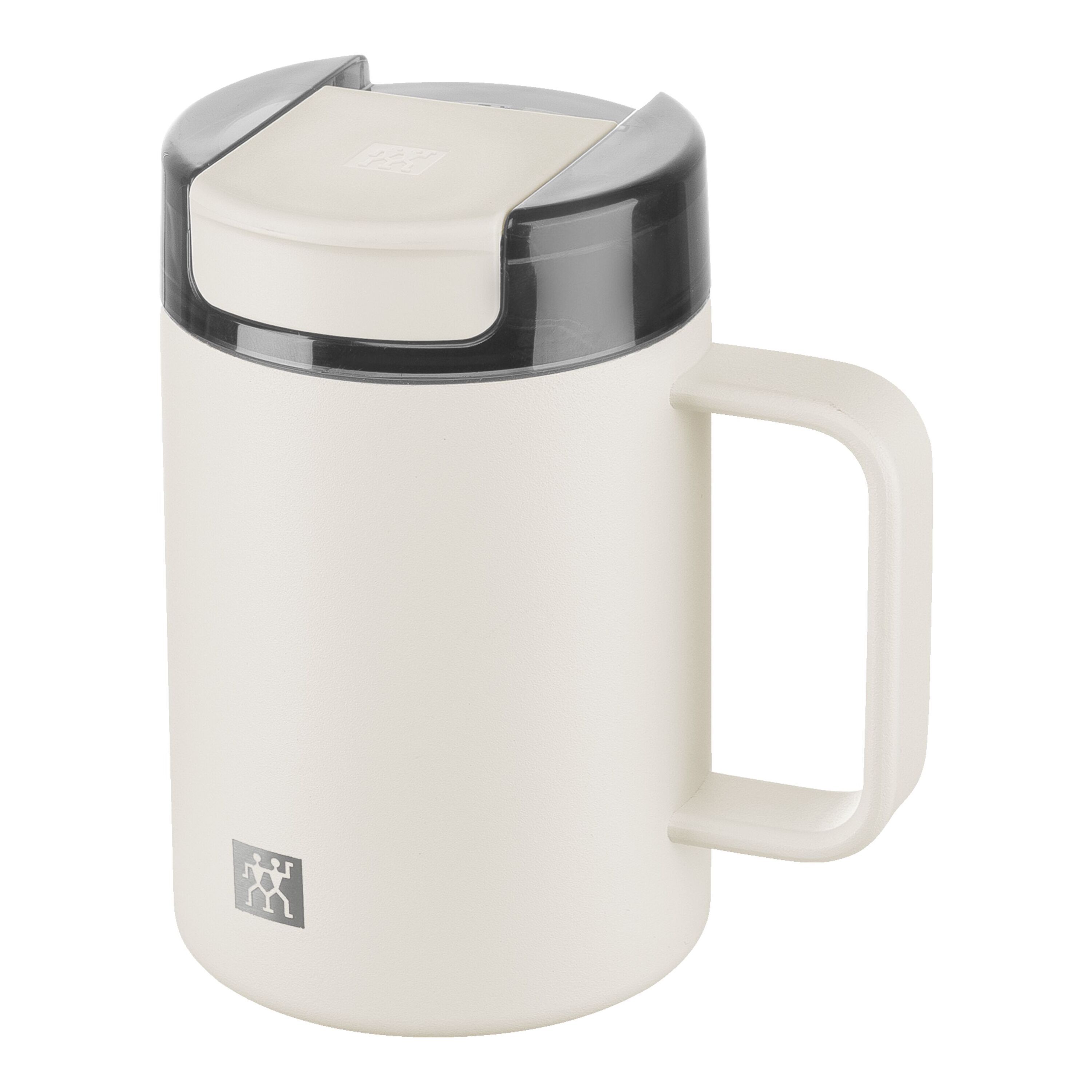 Thermo mug, 380 ml, Stainless steel, cream
