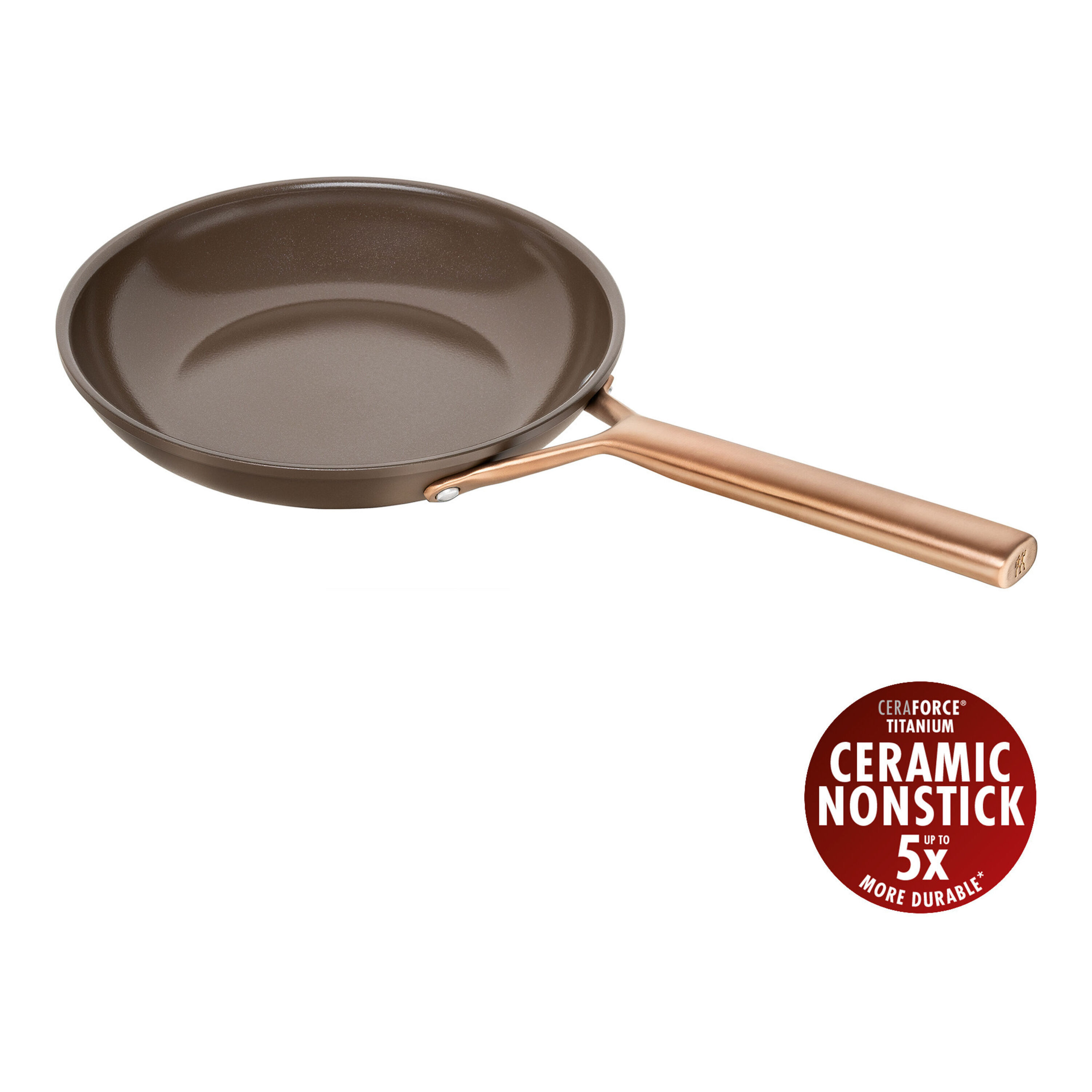 24 cm Aluminium Frying pan brown