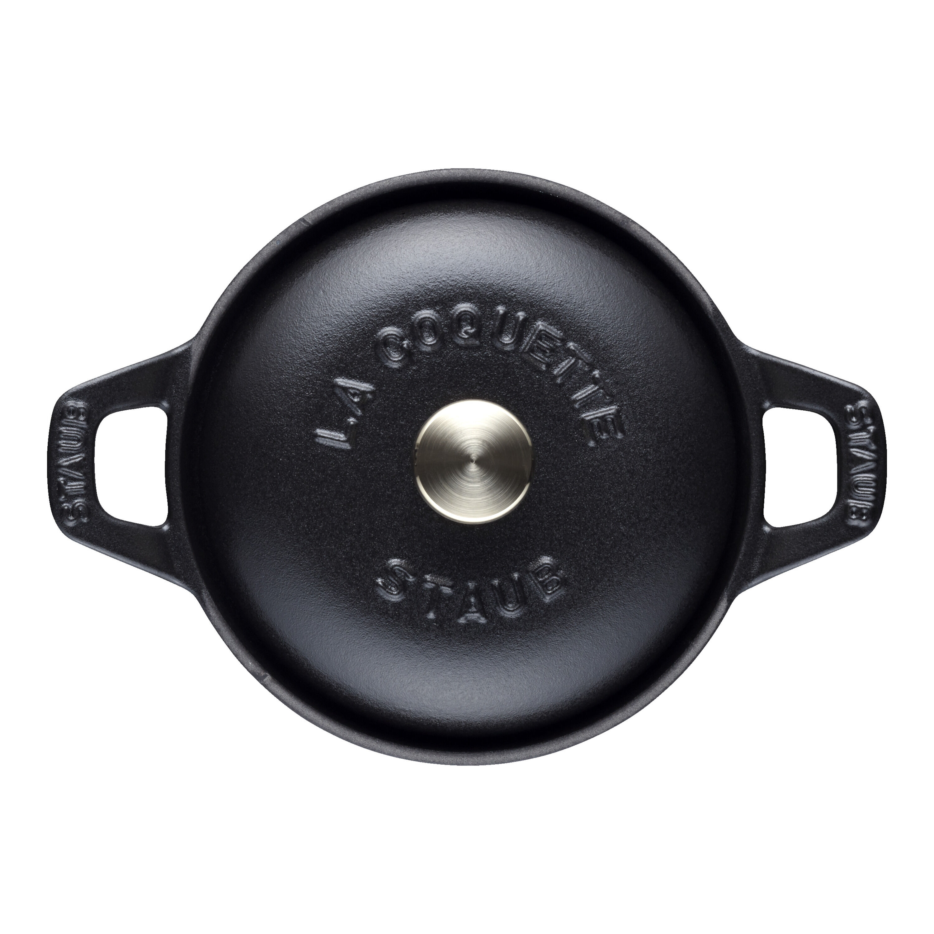 12 cm round Cast iron La Coquette black