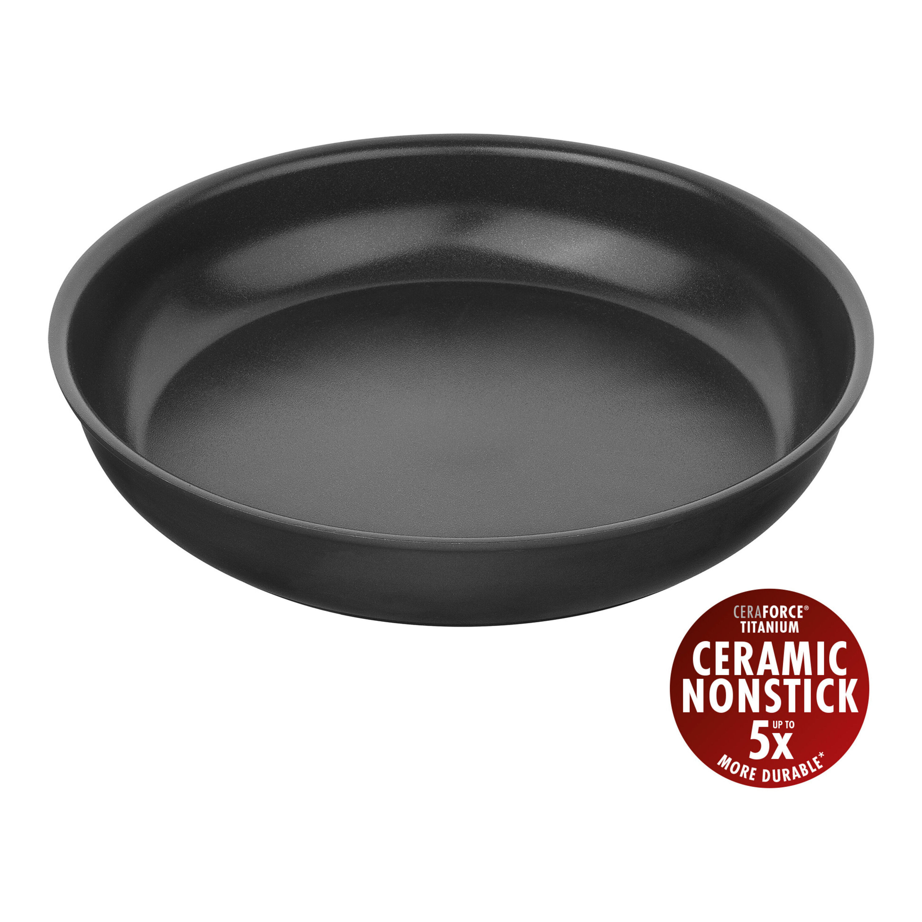 28 cm Aluminium Frying pan black