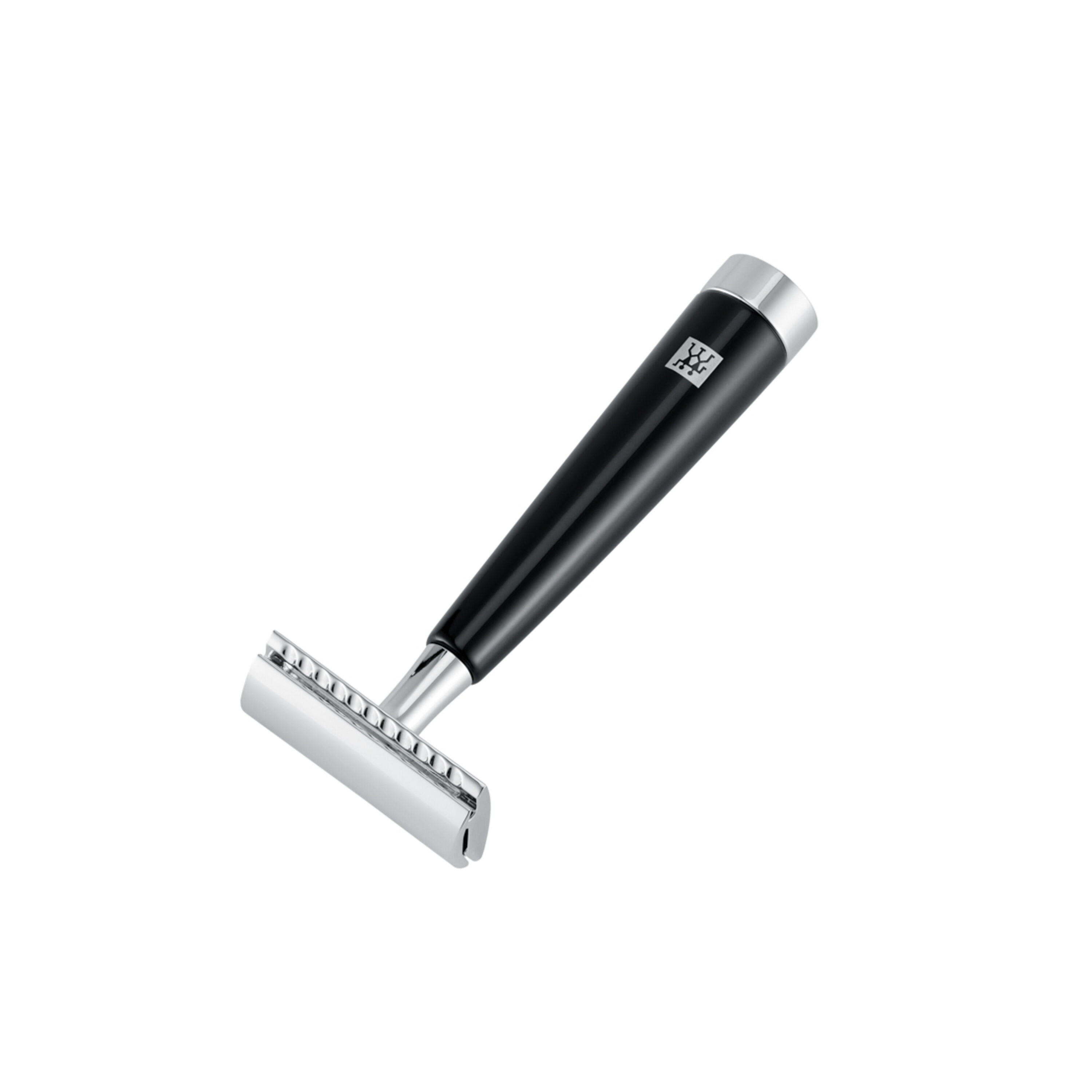Men's Facial Safety Razor, Brass | silver-black