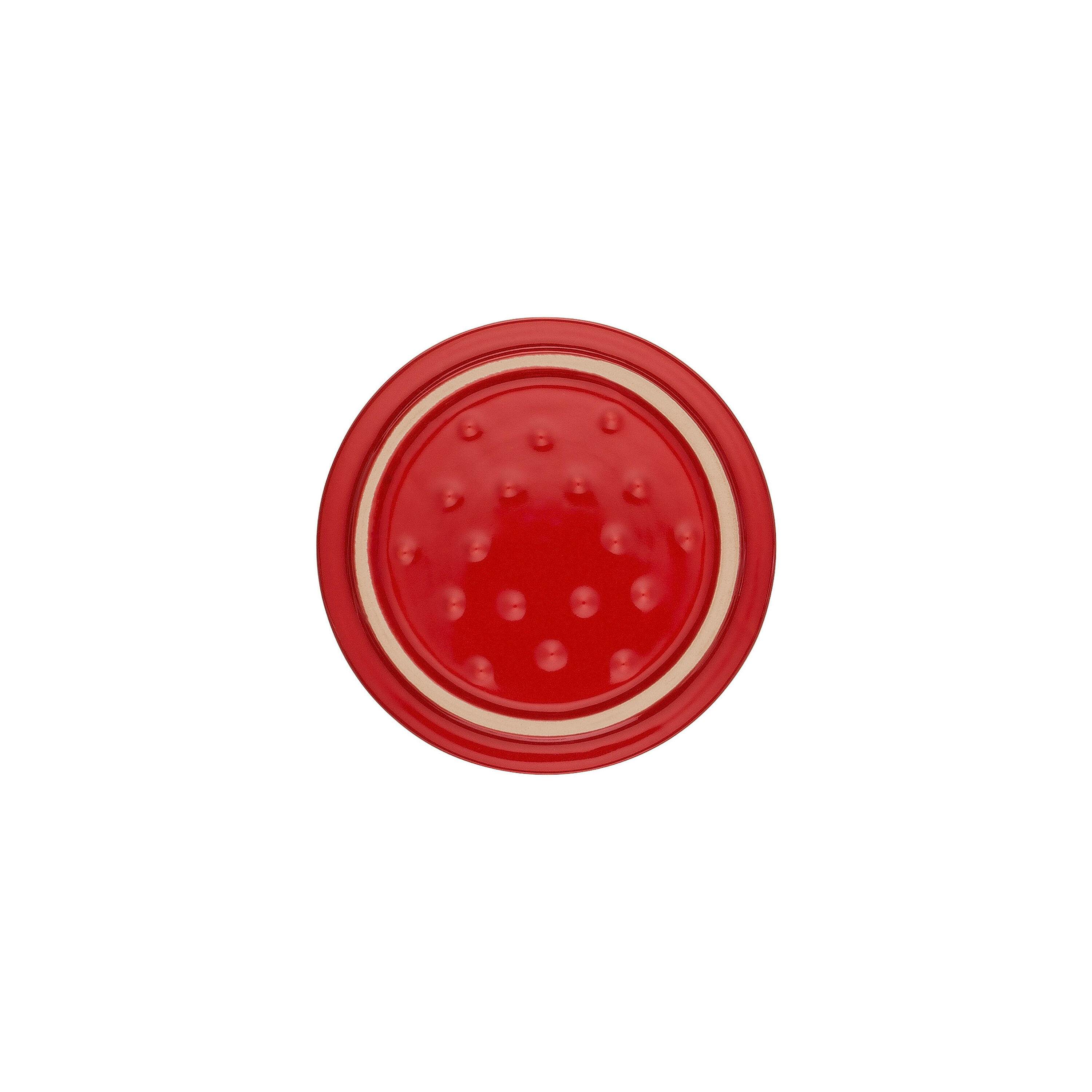 10 cm round ceramic Mini Cocotte cherry