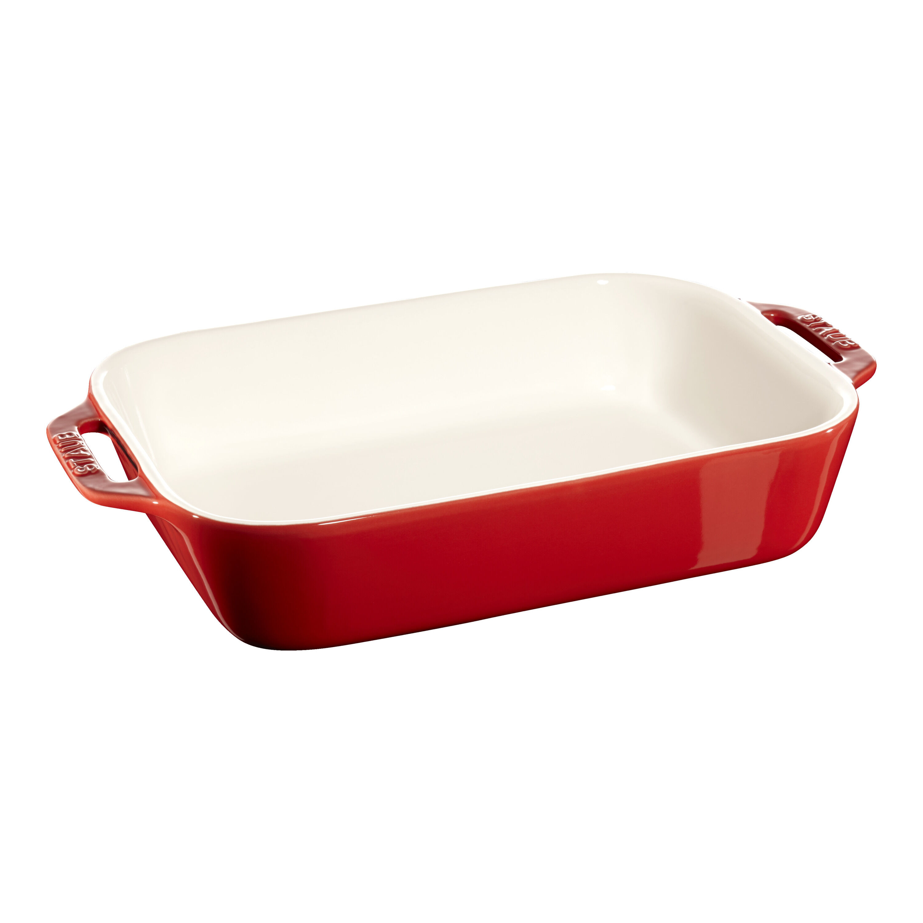 27 x 20 cm rectangular ceramic Oven dish cherry