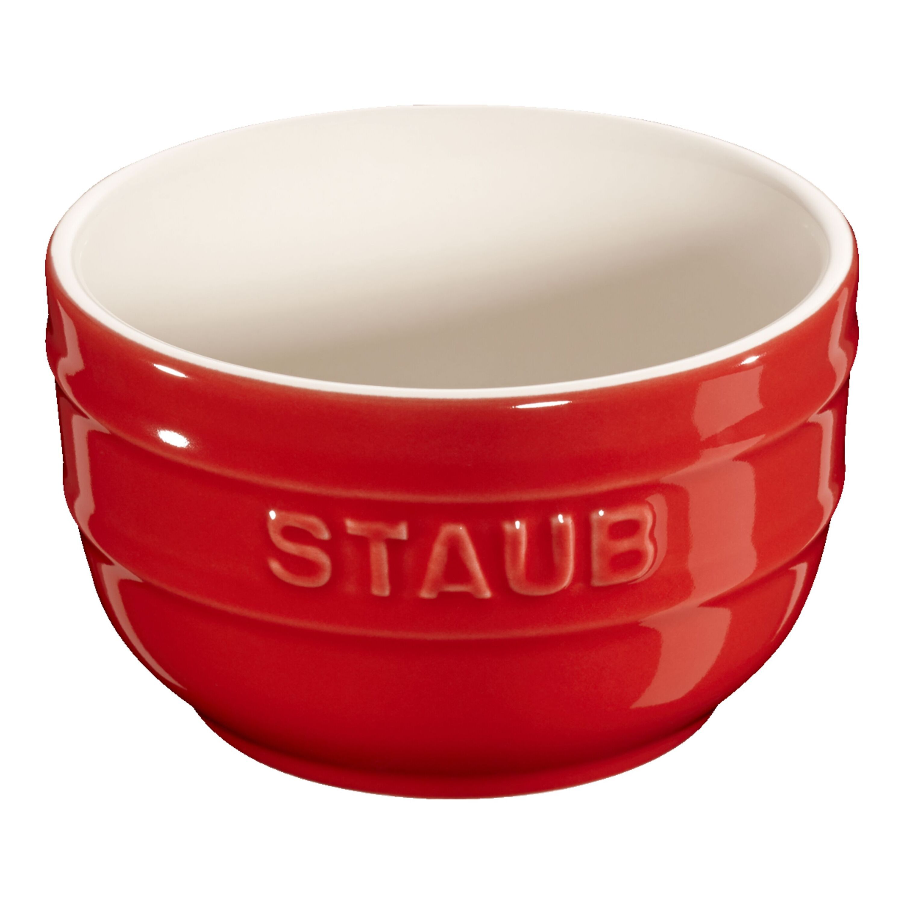 9 cm / 2-pcs round ceramic Ramekin set cherry