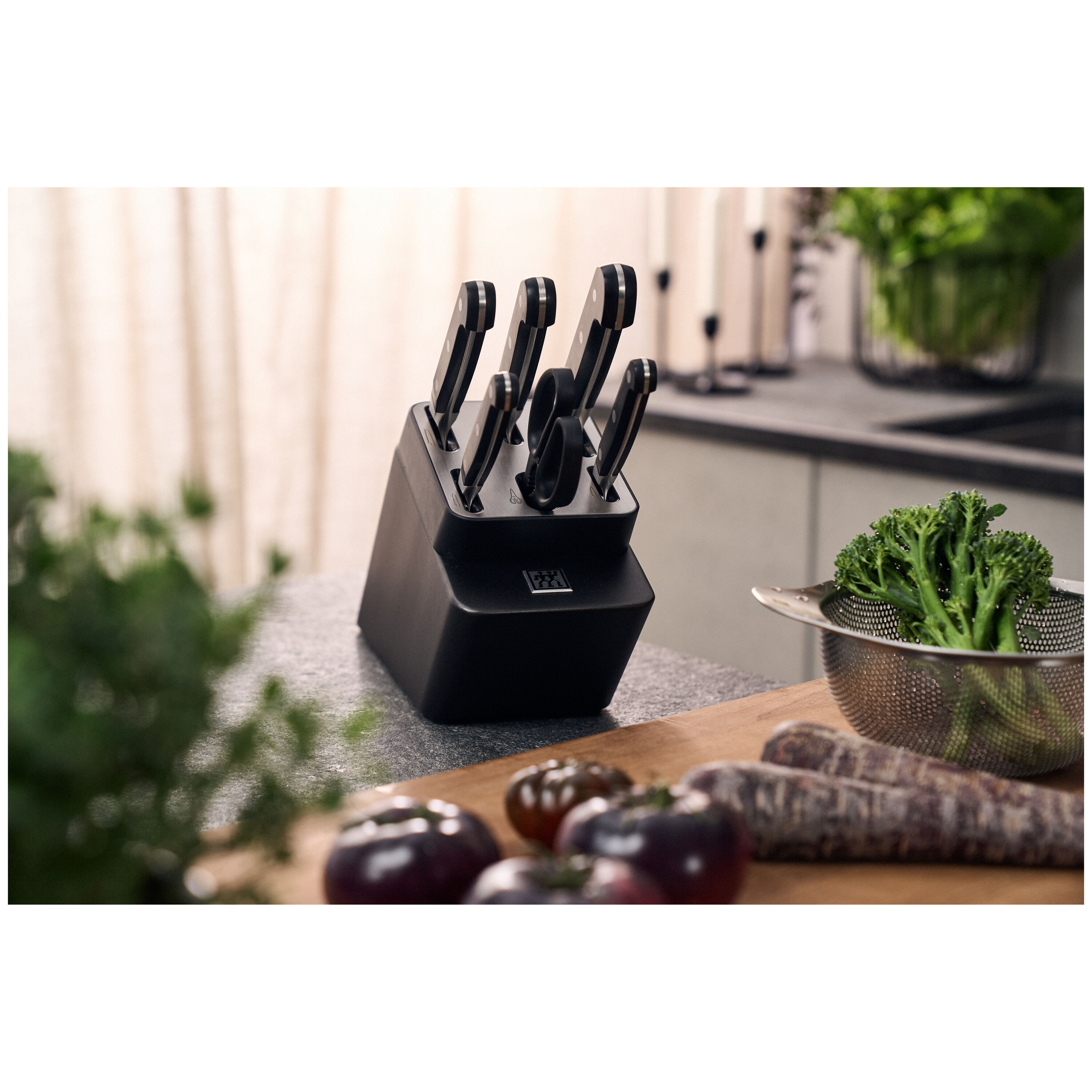 7-pcs, Knife block set, anthracite