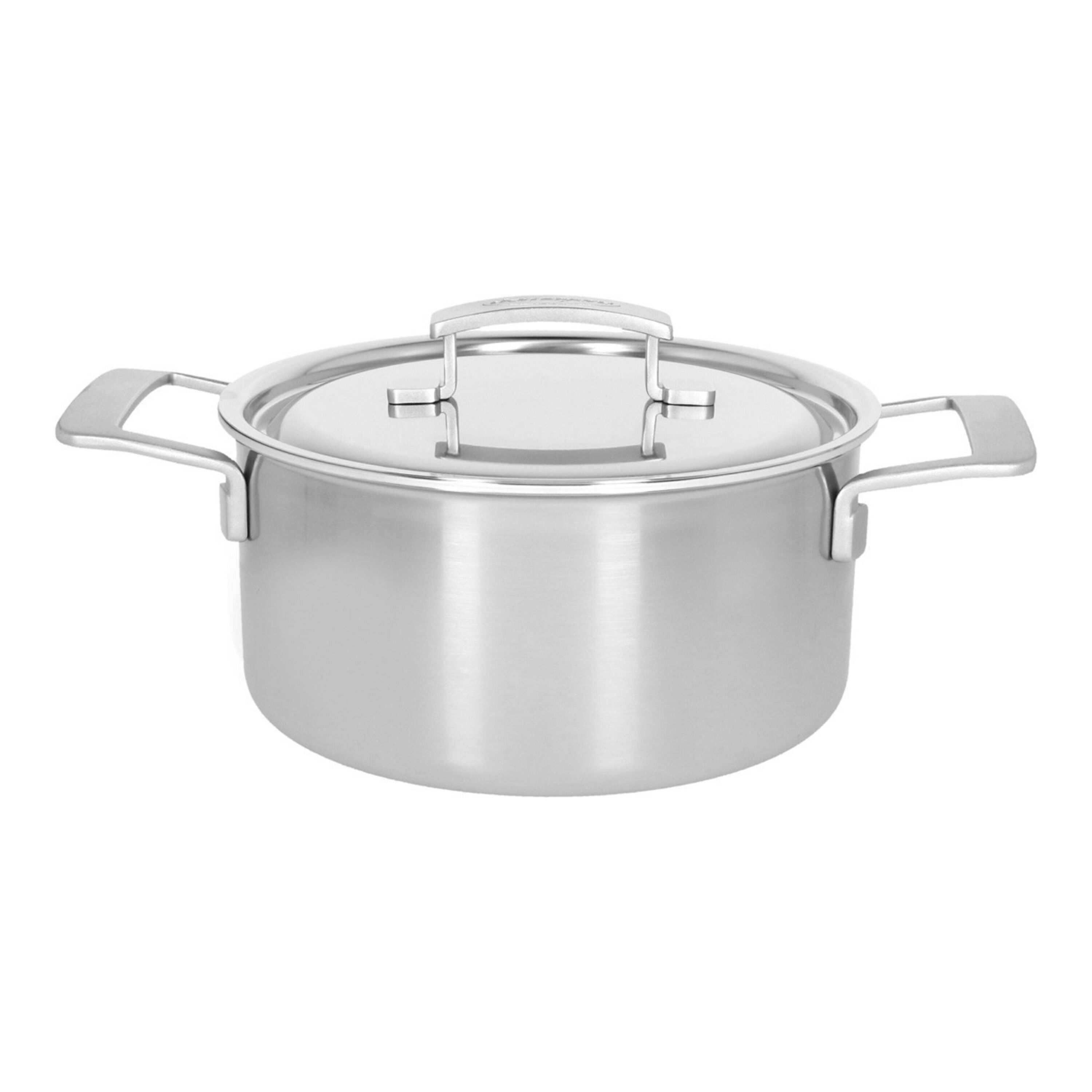 22 cm 18/10 Stainless Steel Stew pot with lid silver