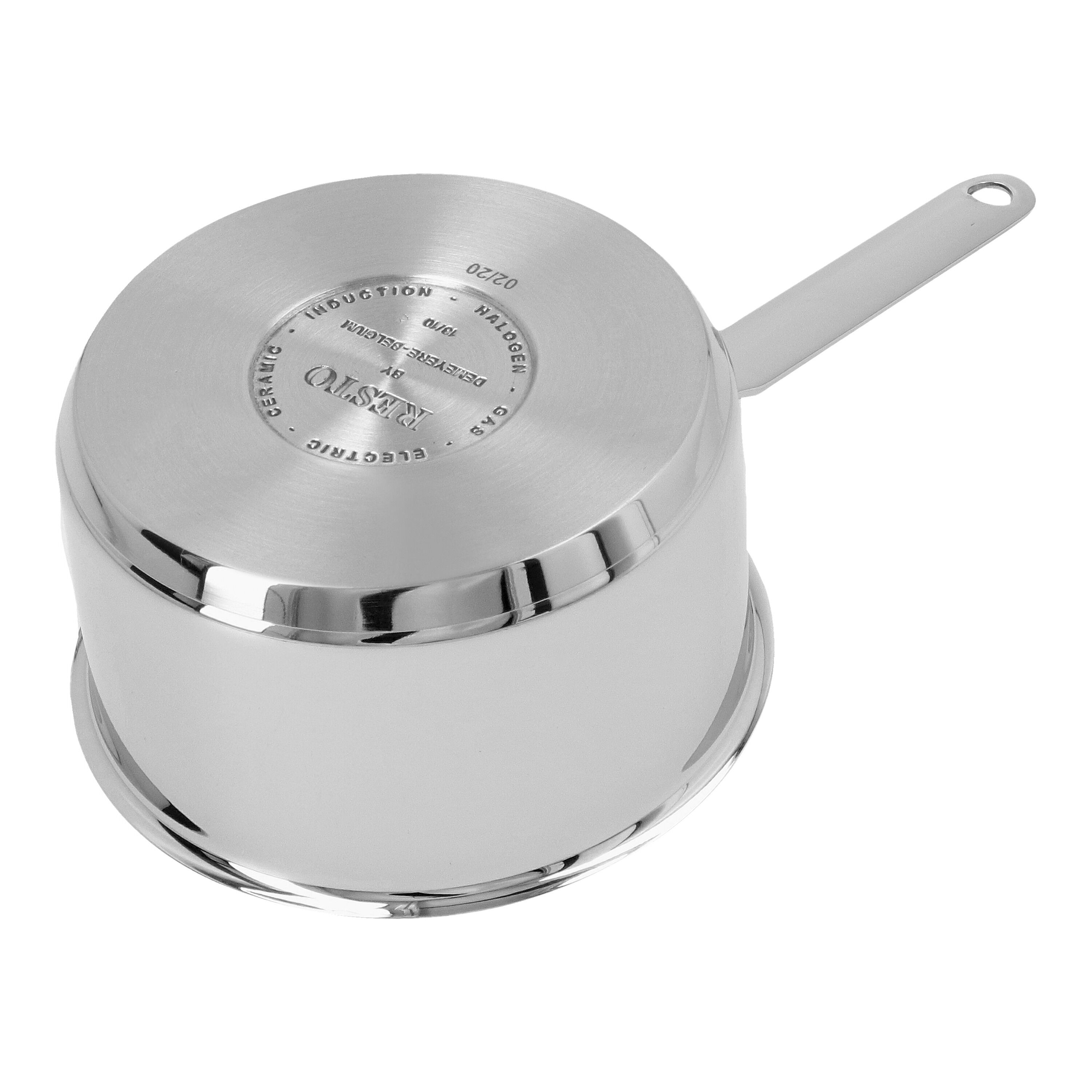 12 cm 18/10 Stainless Steel Saucepan without lid silver