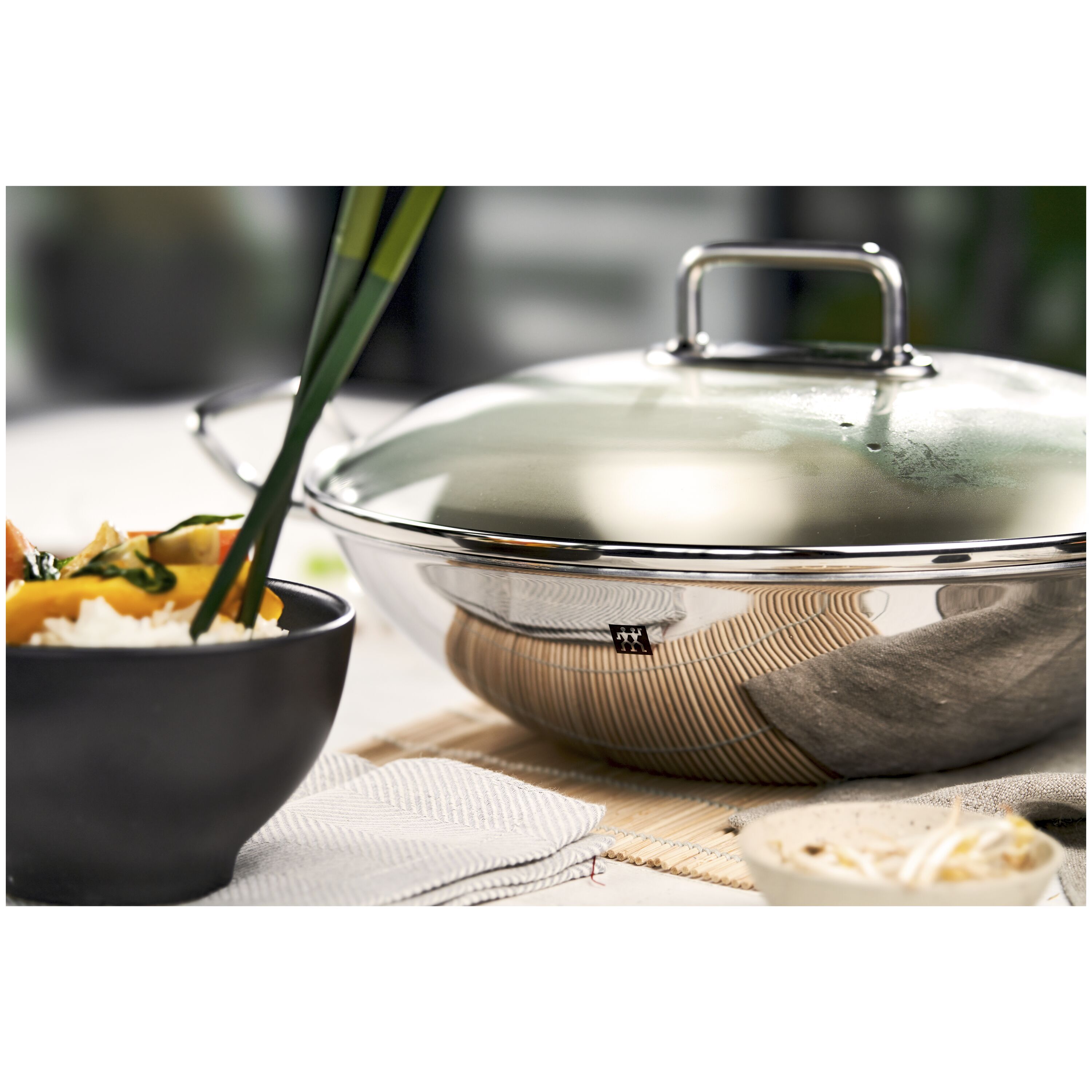 32 cm 18/10 Stainless Steel Wok