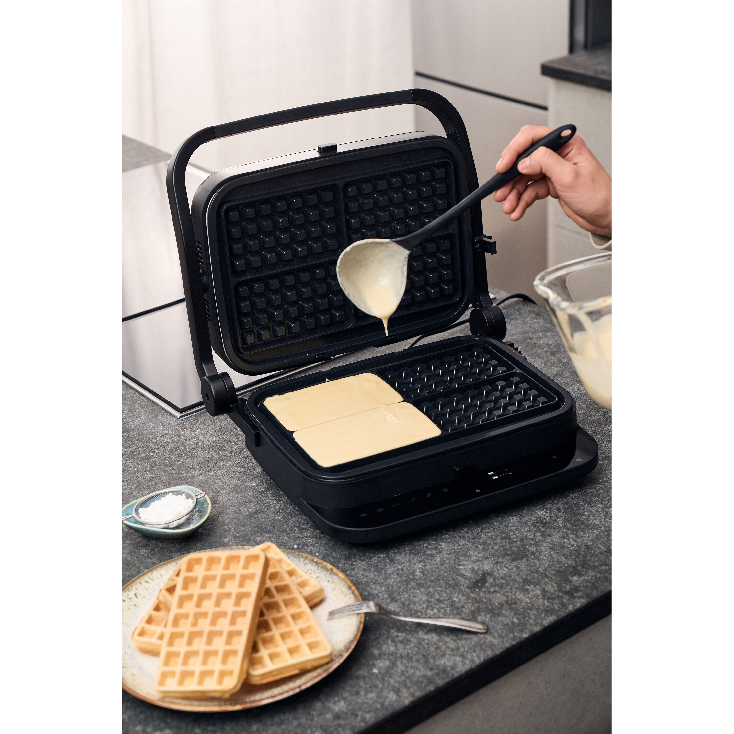 Waffle plate