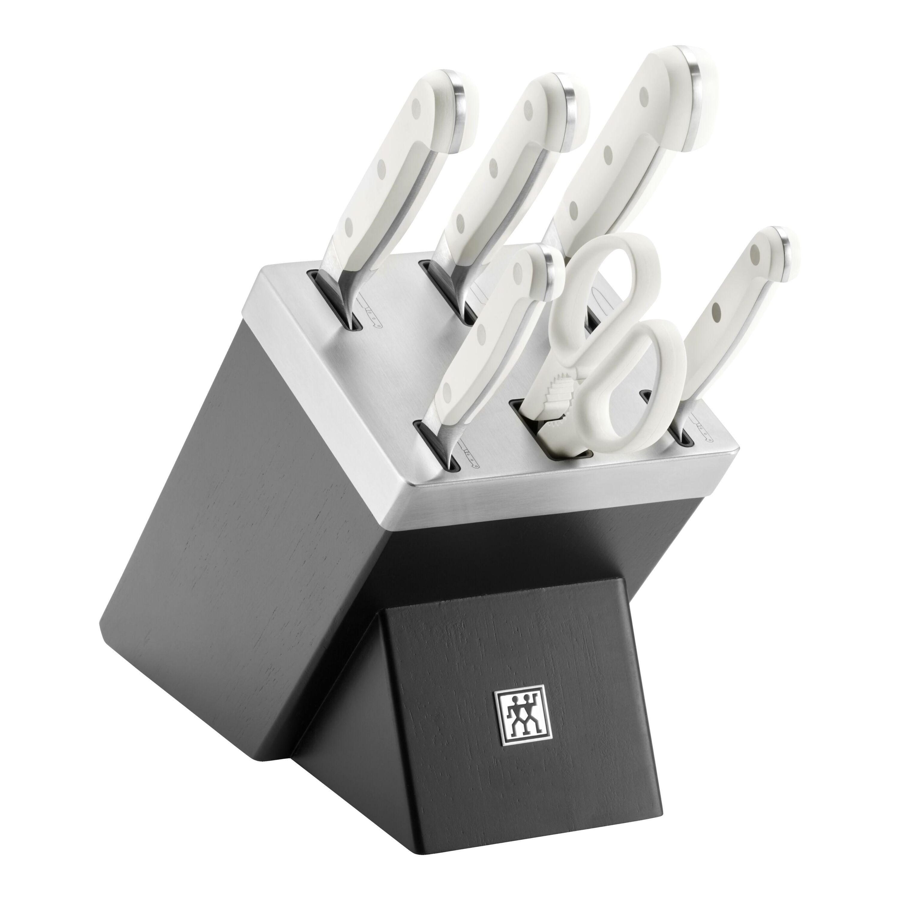 7-pcs, Knife block set, black