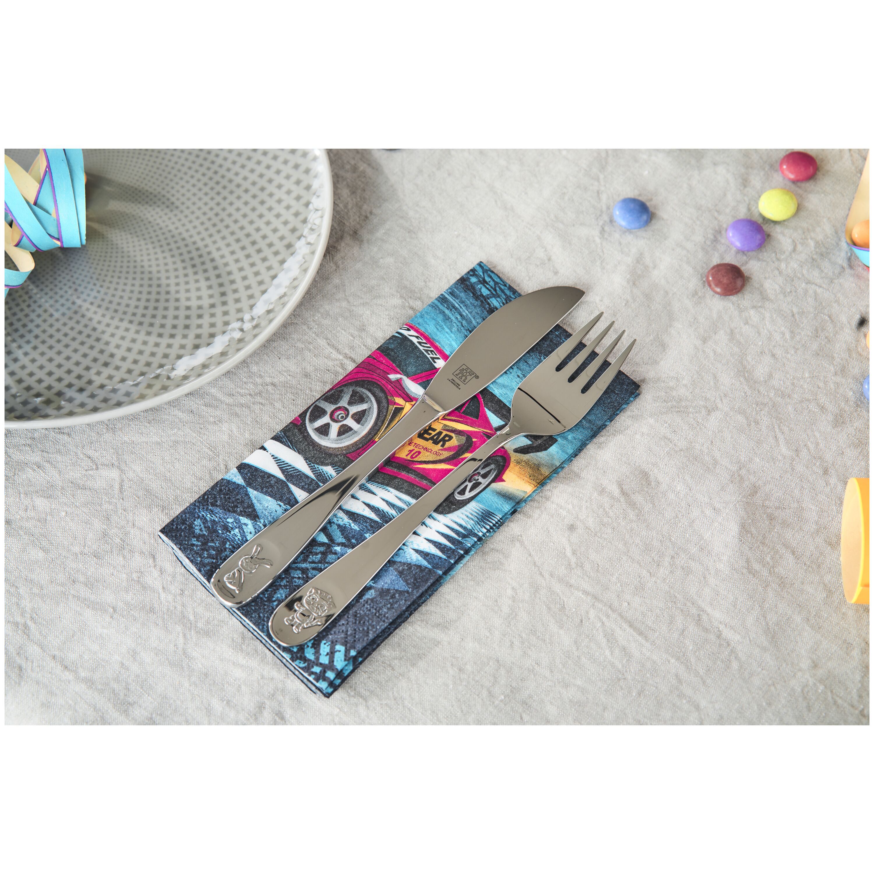 4-pcs polished Children's cutlery set